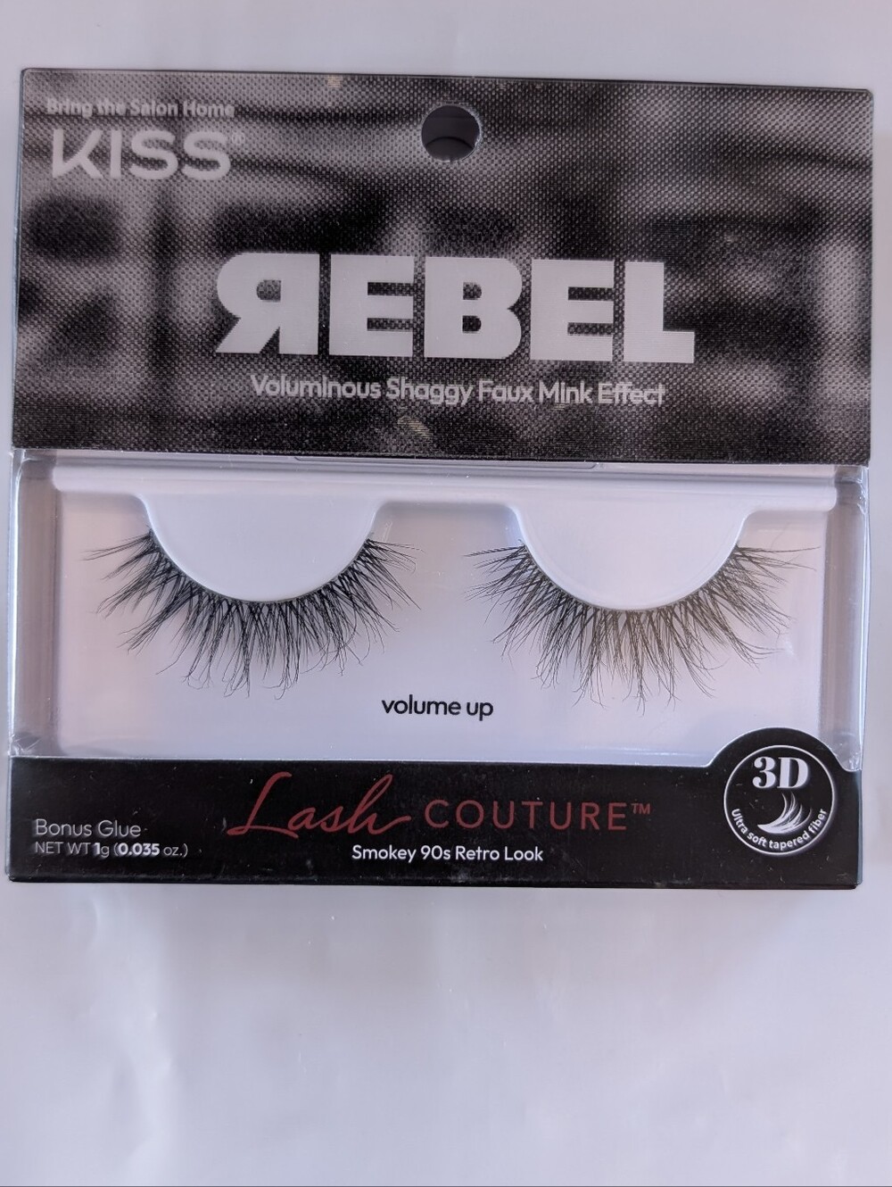 Kiss Rebel Lash Couture False Eyelashes - Black